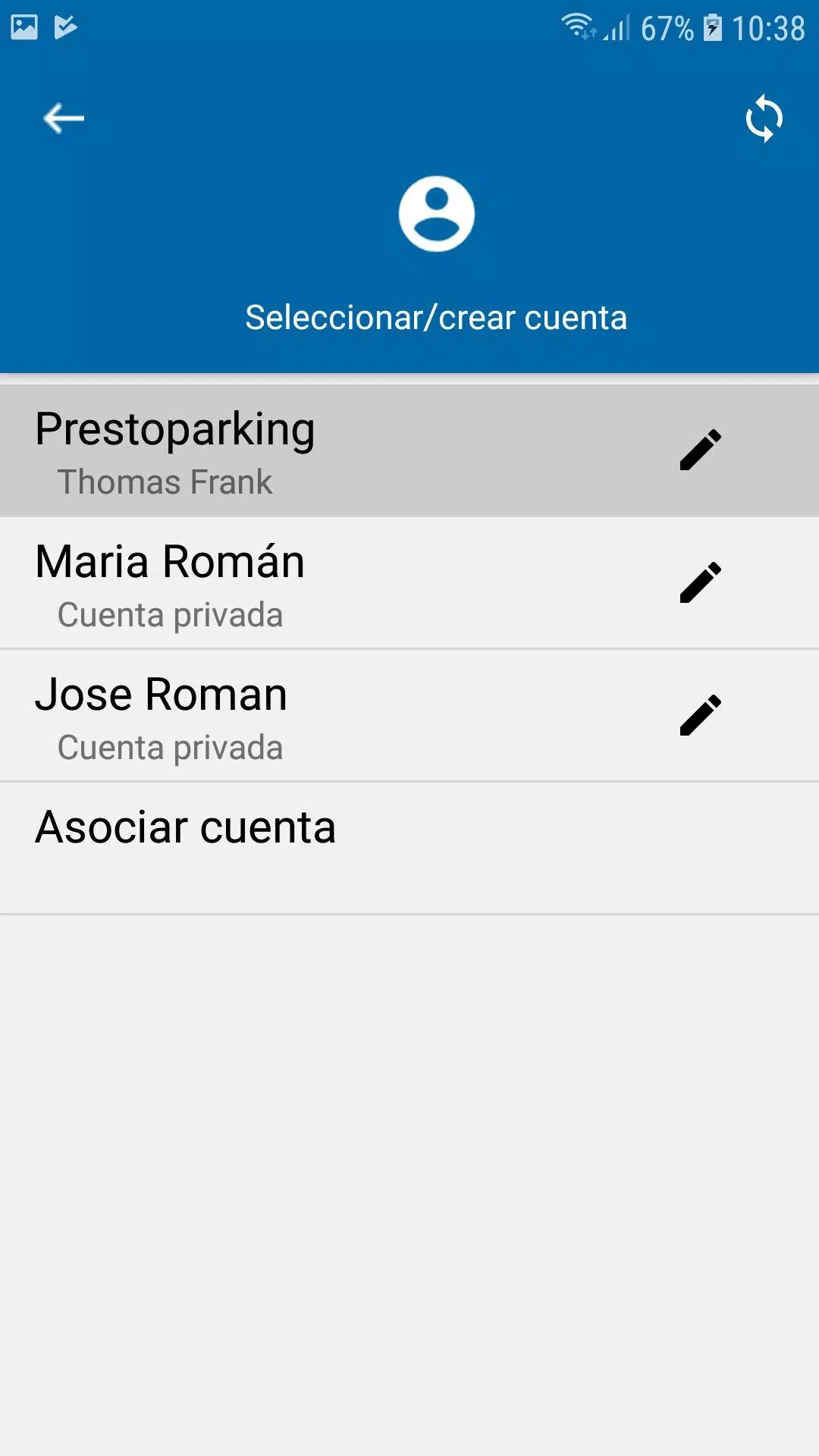 PRESTOPARKING app zona azul Screenshots