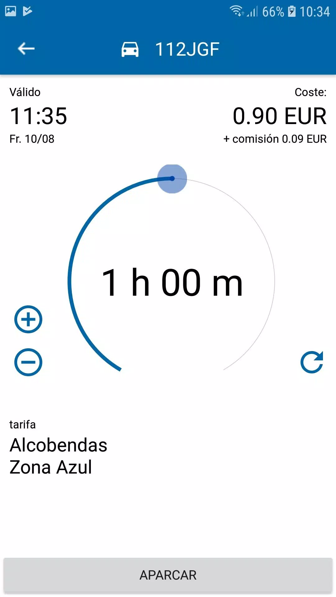 PRESTOPARKING app zona azul Screenshots