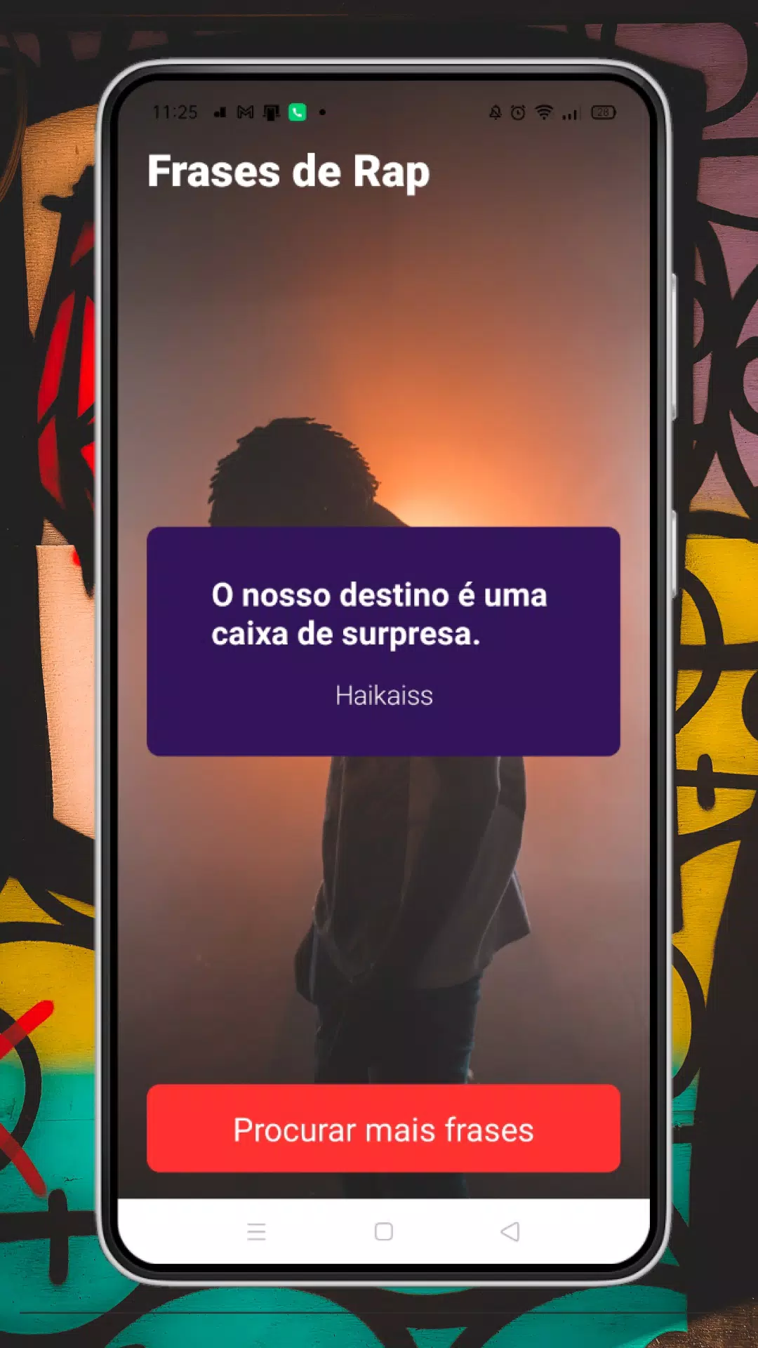 Frases de Rap pra Status Screenshots