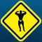 Shocking Gym Stickers
