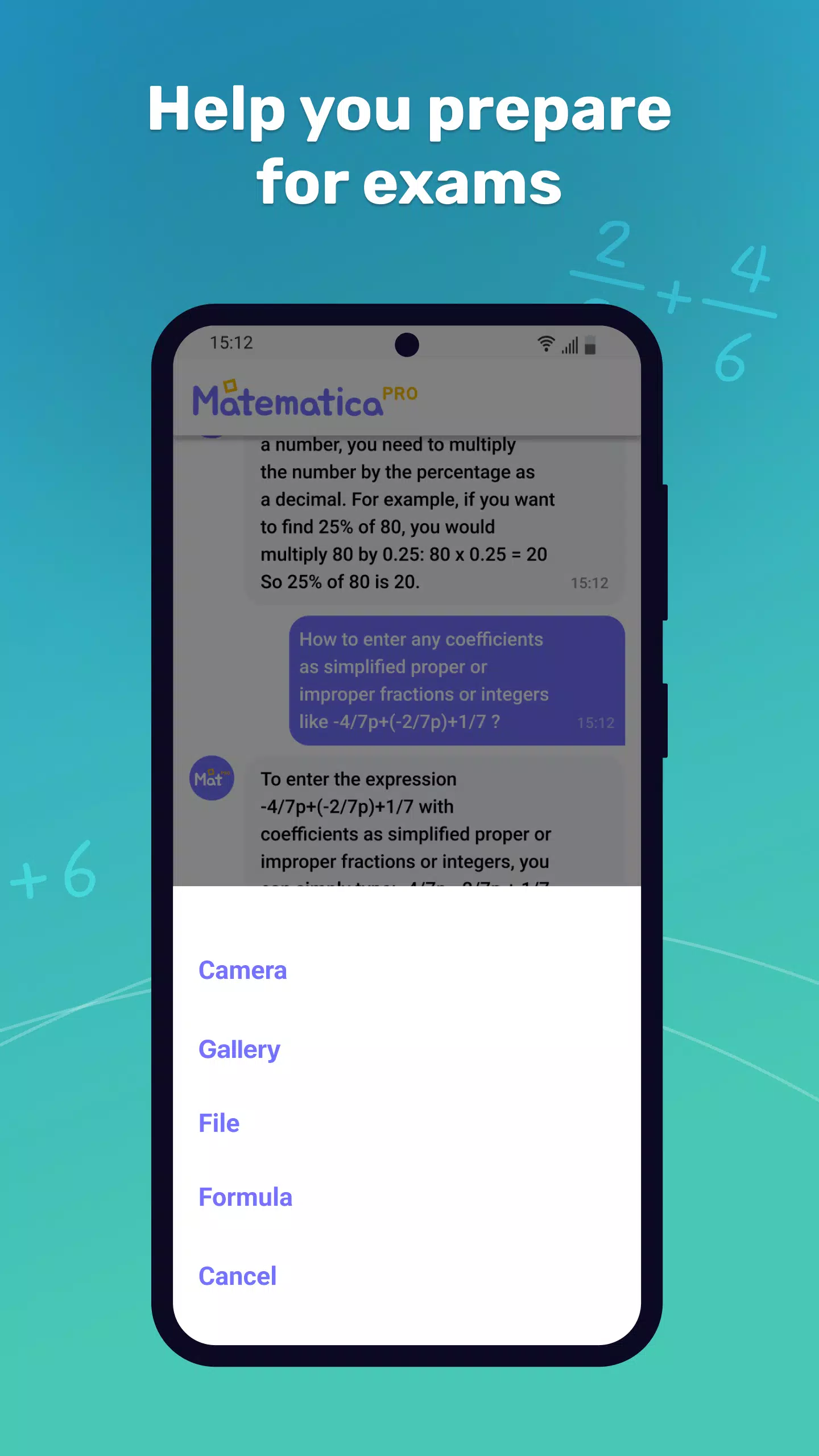 Mat Pro -Solving math problems Screenshots