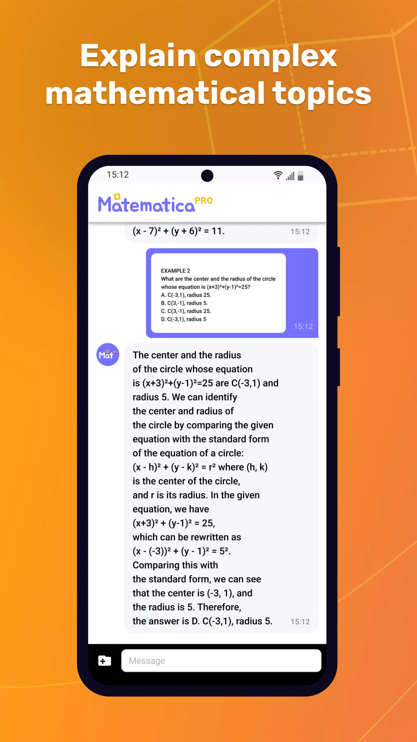 Mat Pro -Solving math problems Screenshots