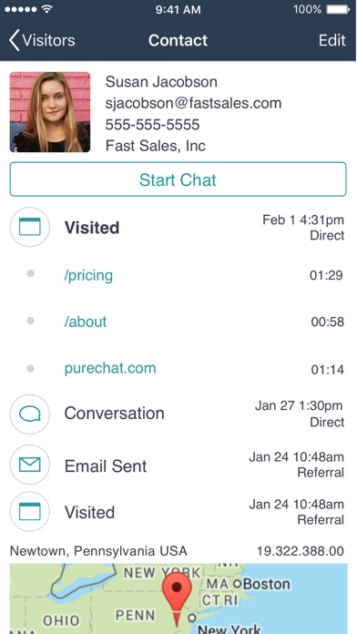 Pure Chat : Live Website Chat Screenshots