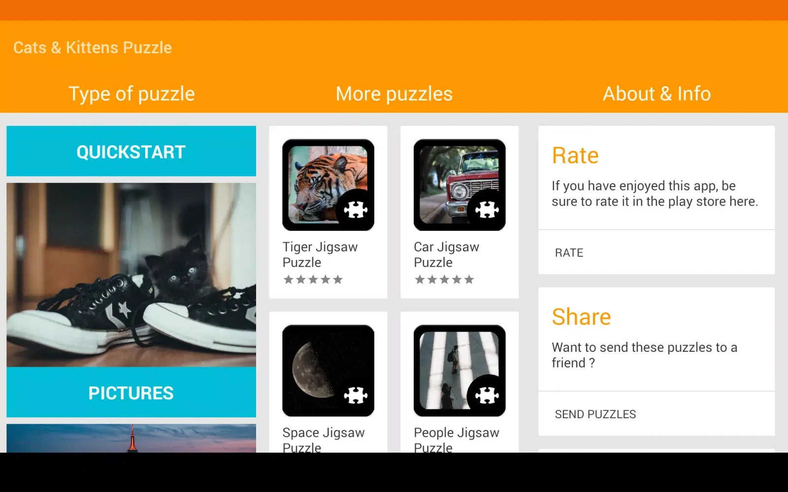 Cats & Kitten Puzzle Screenshots