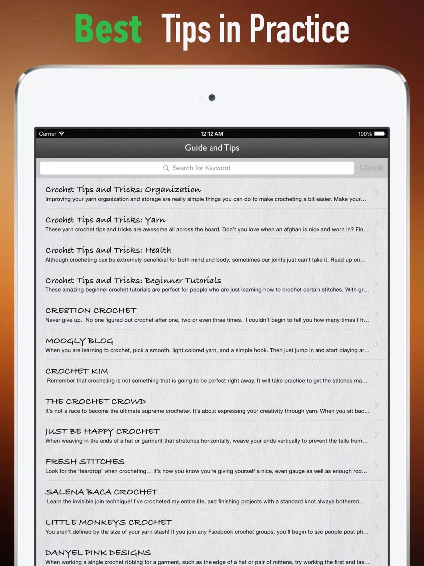 Bartender for Beginners:Tips and Tutorial iPad Screenshots