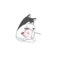 Beauty Dog & Beast Cat. Stickers by Design73
