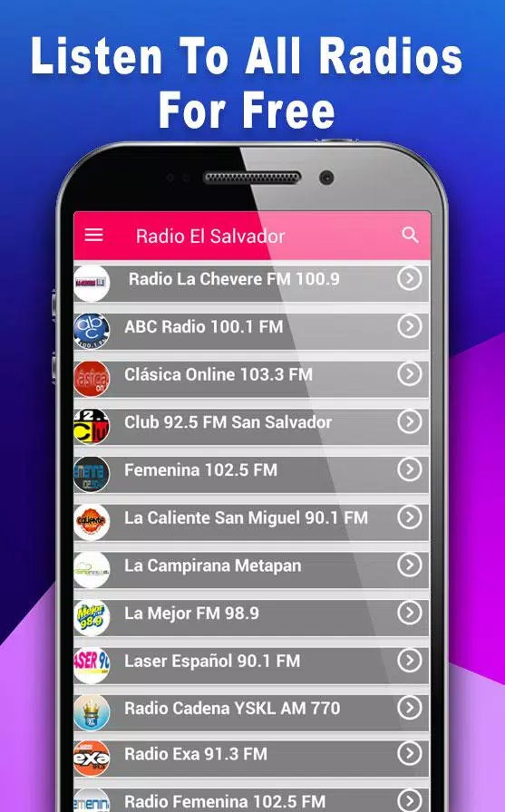 Screenshot di Radio El Salvador El Salvador