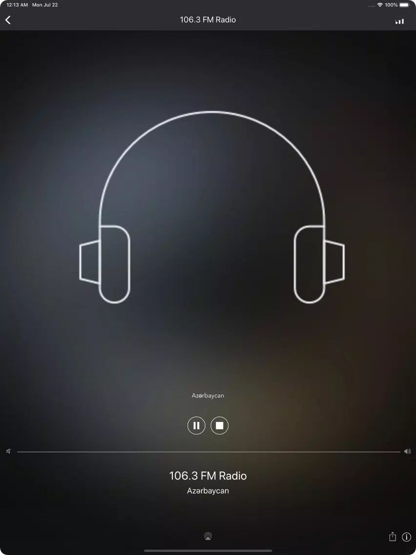 Azərbaycan Radio (Azerbaijan) iPad Screenshots