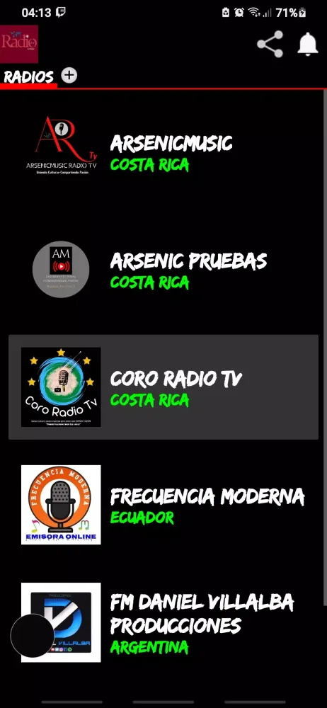 RADIOS GUIDE WORLD Screenshots
