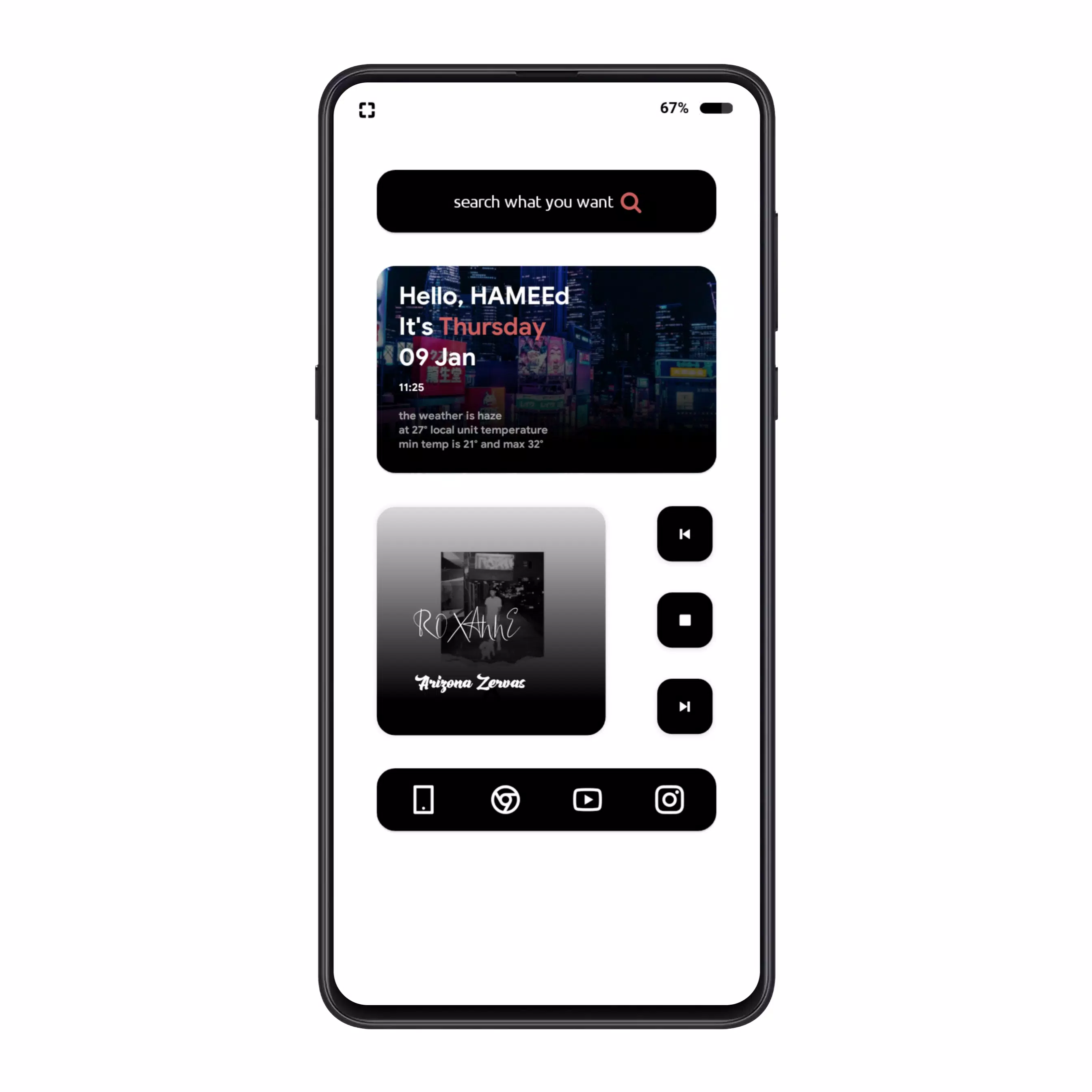 Raven KWGT Screenshots