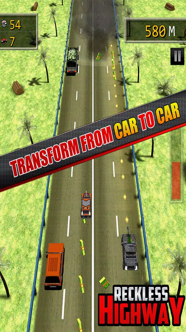 Capturas de tela do Reckless Highway - 3D Shooting And Racing Game