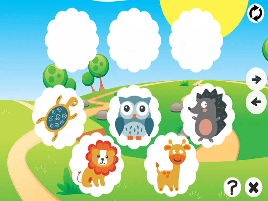 Animals Memorize! Learning and concentration game for children with pets iPad Screenshots