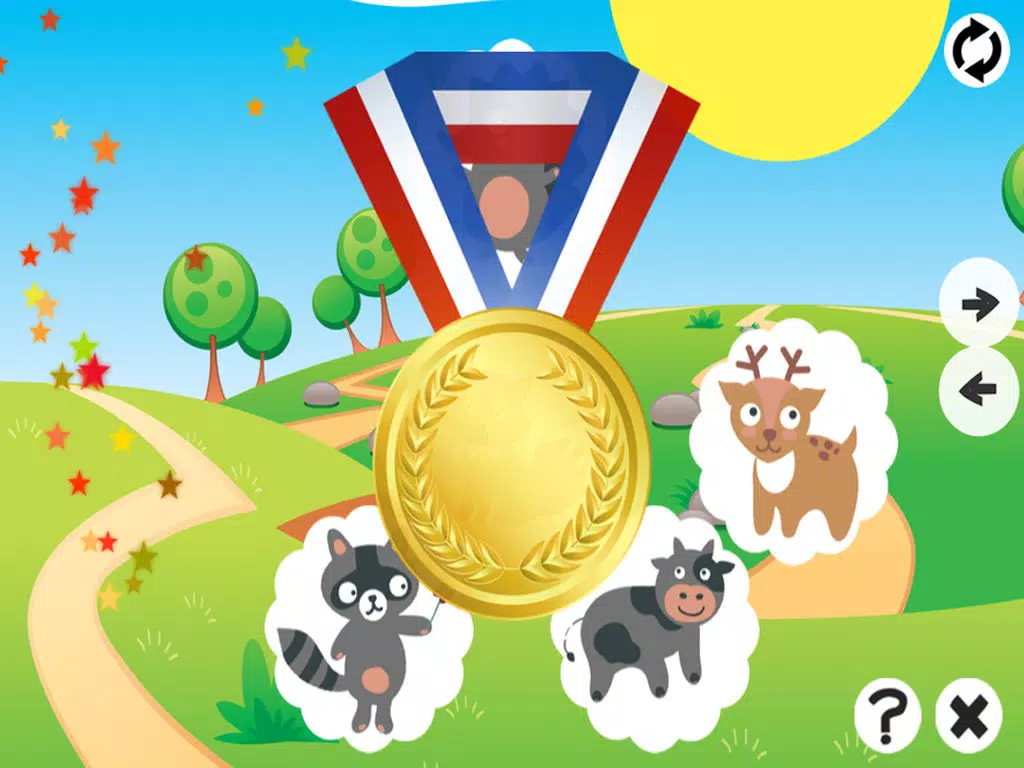 Animals Memorize! Learning and concentration game for children with pets iPad Screenshots