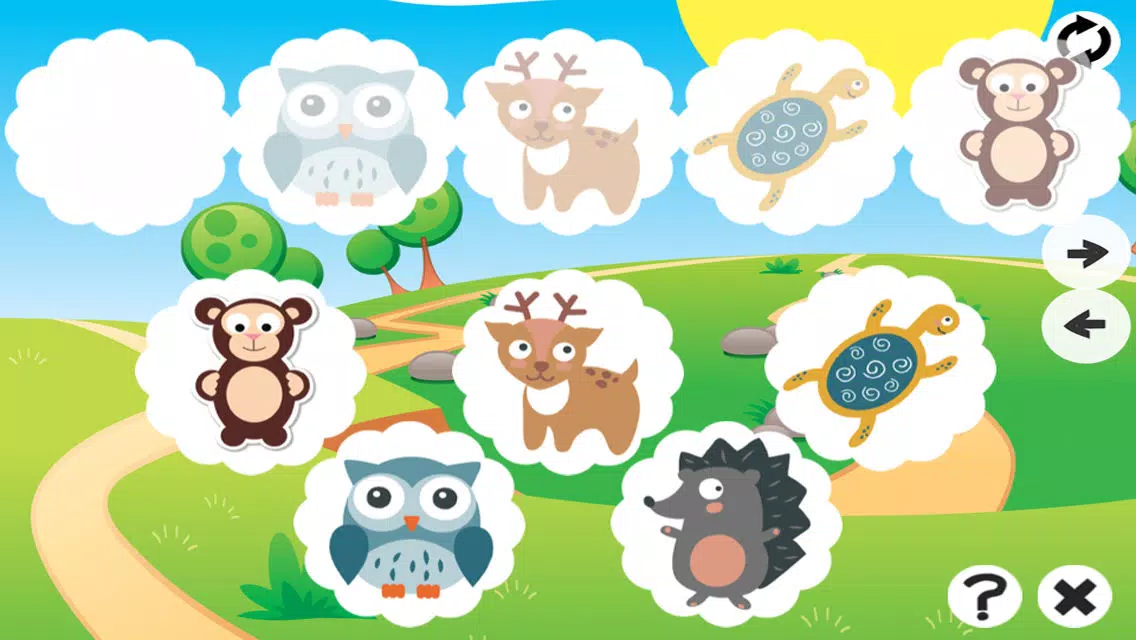 Animals Memorize! Learning and concentration game for children with pets Screenshots