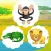 Animal Memorize! Learning game for children with safari animals
