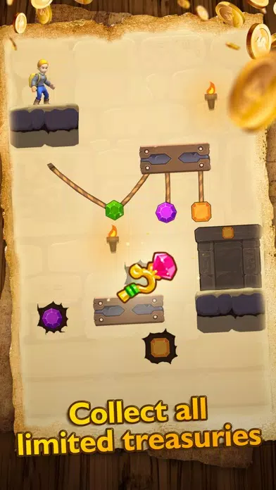 Tangkapan skrin Temple Escape - Rope Puzzle