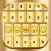 Gold Emoji Keyboard Themes