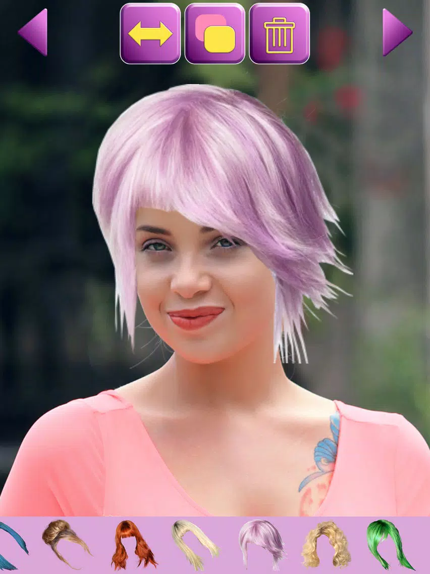 Hairstyle Changer Photo Editor iPad Screenshots