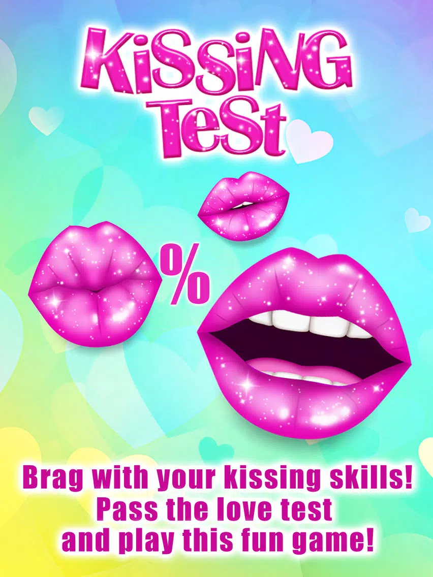 Lip Kissing Game Love Test + Analyzer Prank for Boys & Girls with Best Kiss.er Meter iPad Screenshots