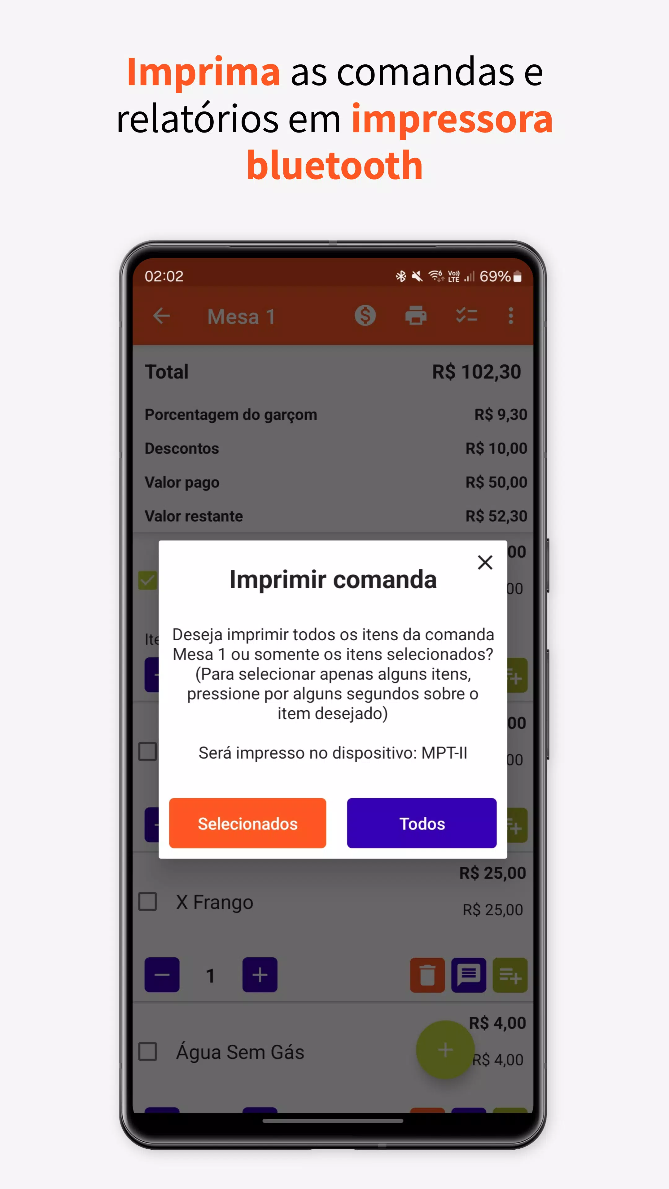 Comanda eletrônica Screenshots