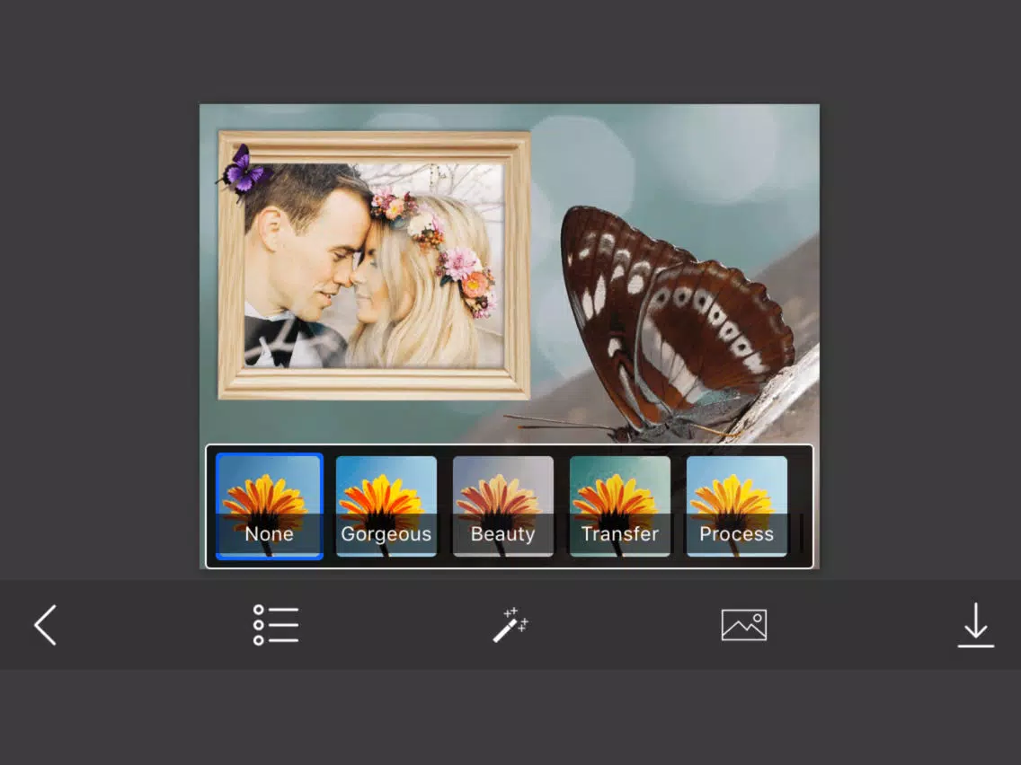 Butterfly Photo Frames - Make awesome photo using beautiful photo frames iPad Screenshots