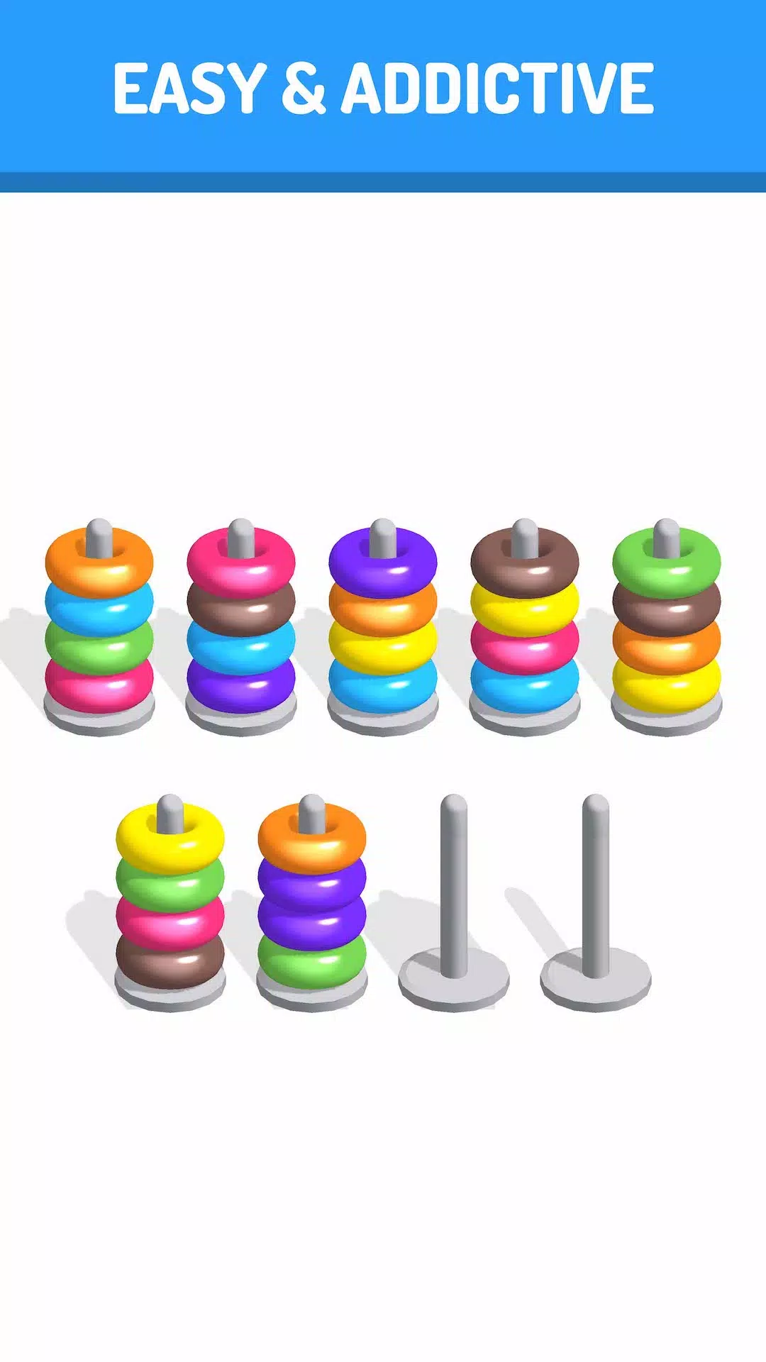 Sort The Rings - Color Sort Screenshots