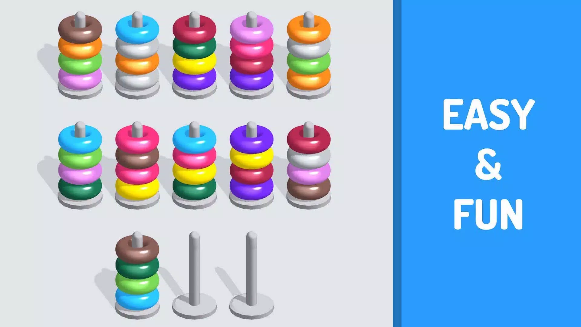 Sort The Rings - Color Sort Screenshots