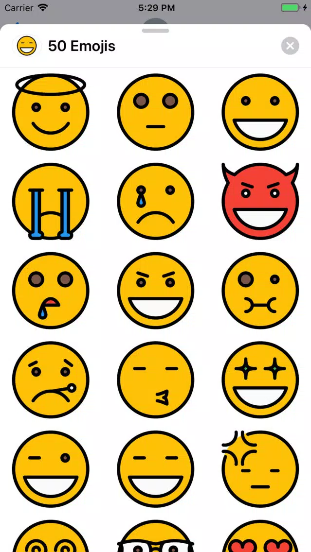 50 Emojis Screenshots