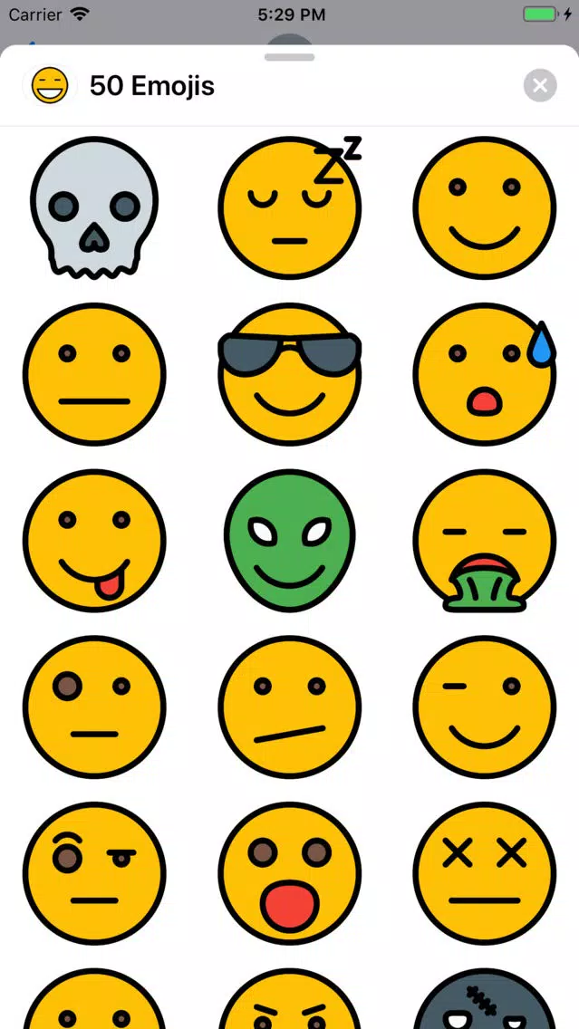 50 Emojis Screenshots