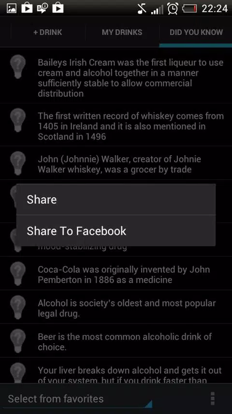 AutoSafe Drinking (BAC calc) Screenshots