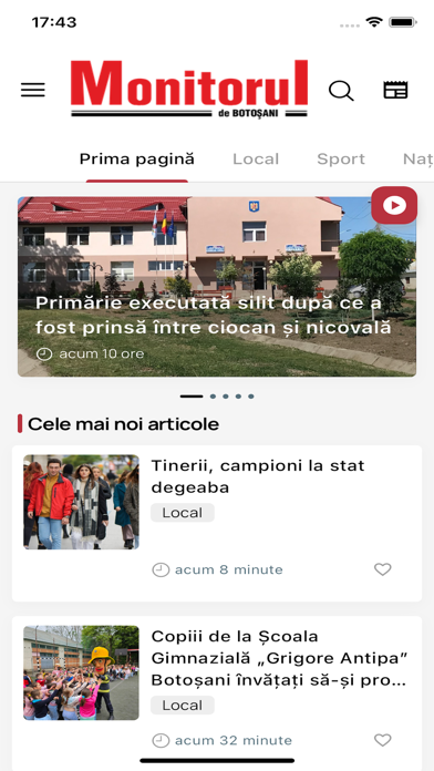 Скриншоты Monitorul de Botoşani