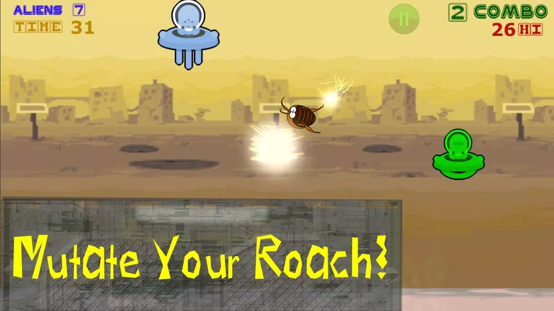 Aliens End Roach: Defeat the Raid with Atomic Bug! سکرین شاٹس