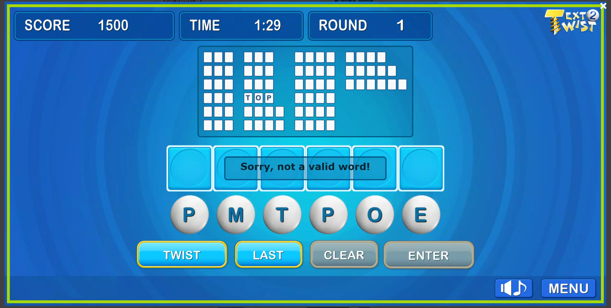 Text twist classic words Screenshots