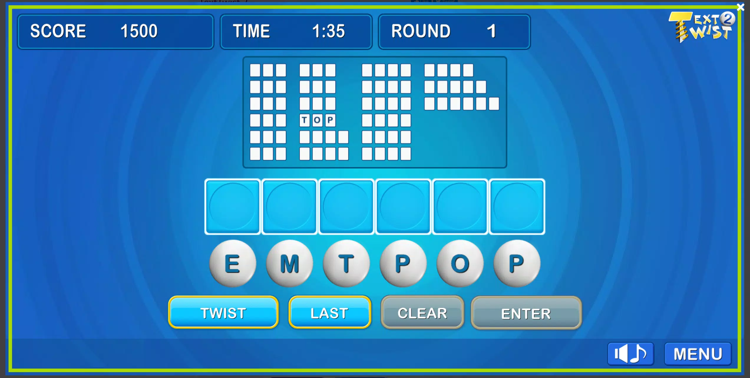 Text twist classic words Screenshots