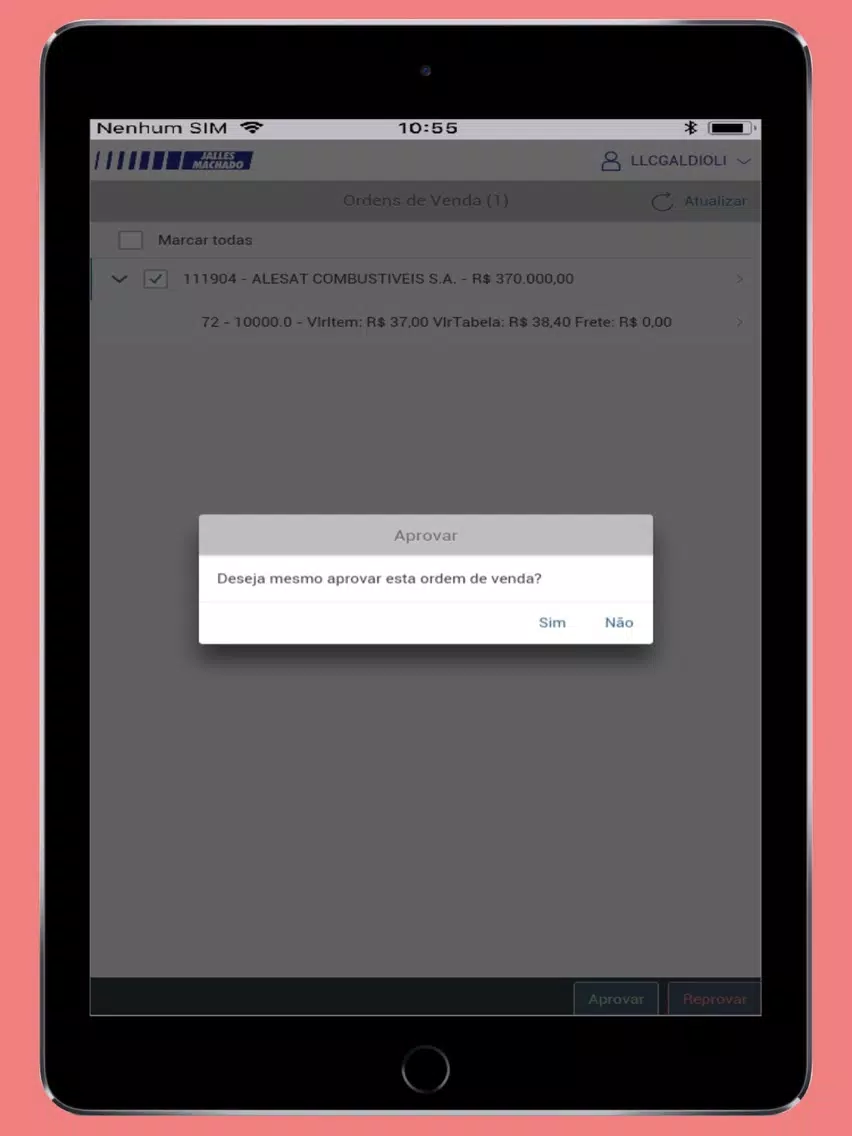 Workflow Vendas Jalles Machado iPad Screenshots
