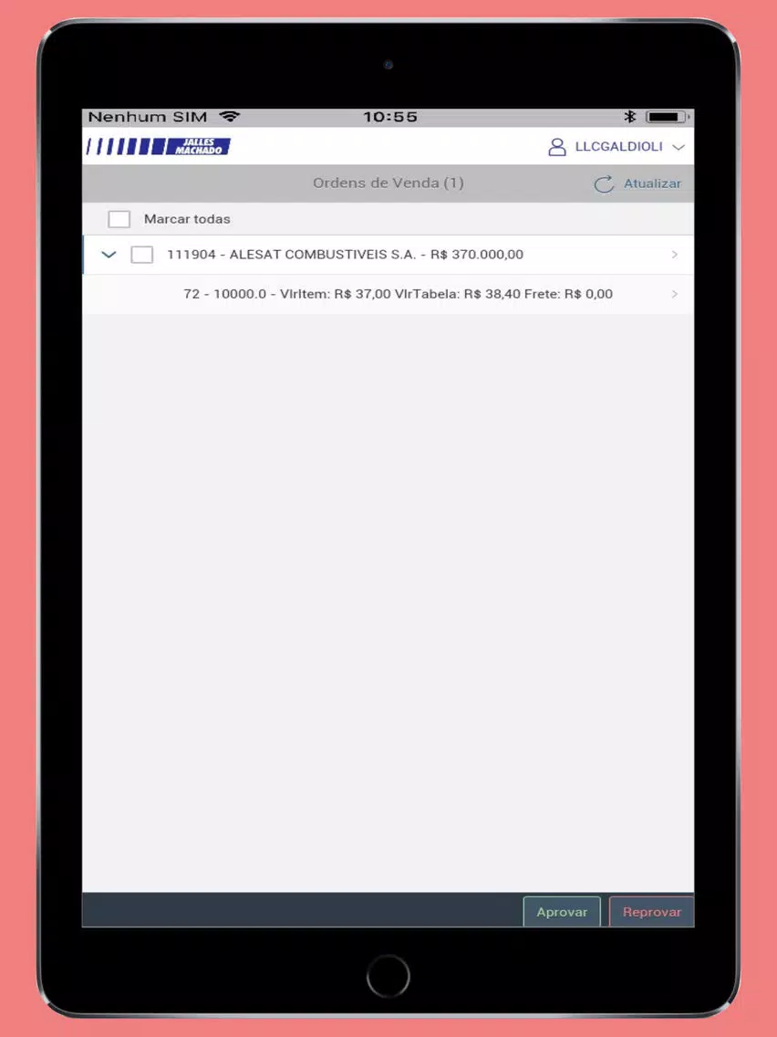 Workflow Vendas Jalles Machado iPad Screenshots