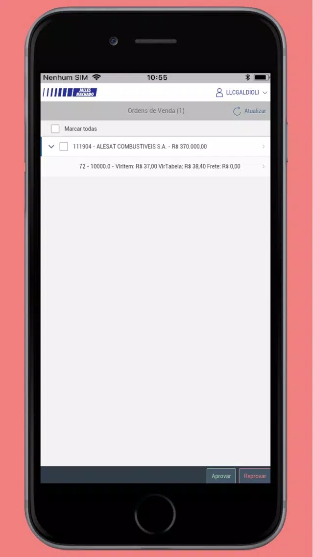 Workflow Vendas Jalles Machado Screenshots