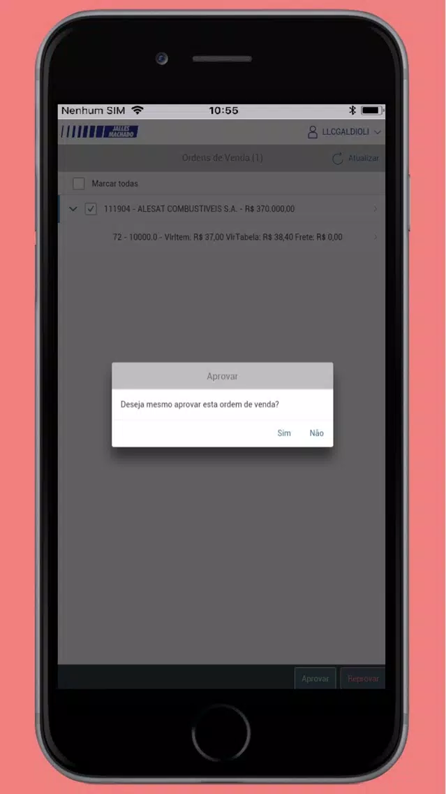 Workflow Vendas Jalles Machado Screenshots