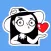 Stickers Couple Nice Girl STiK