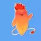 Stickers Little Fire Lion STiK