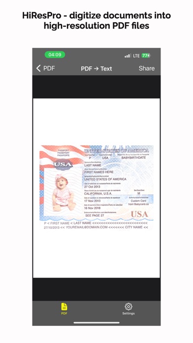 ScanOCRApp - Scan PDF to Word Screenshots