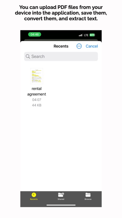 ScanOCRApp - Scan PDF to Word Screenshots