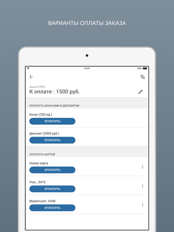 Химчистка Премиум iPad Screenshots