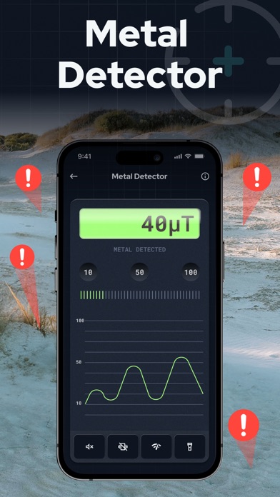 Metal Detector and Spy Camera Screenshots