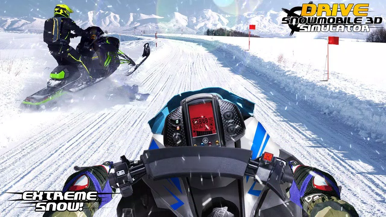 Captures d'écran de Drive Snowmobile 3D Simulator