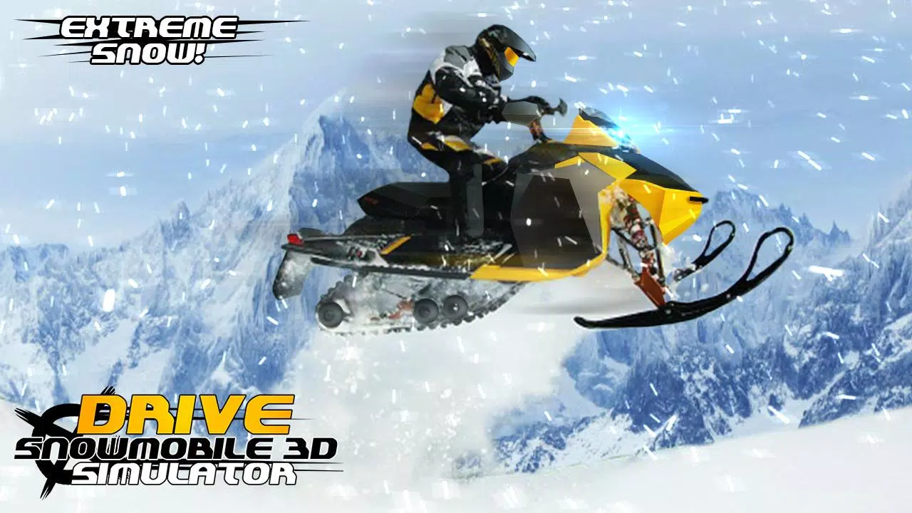 Captures d'écran de Drive Snowmobile 3D Simulator