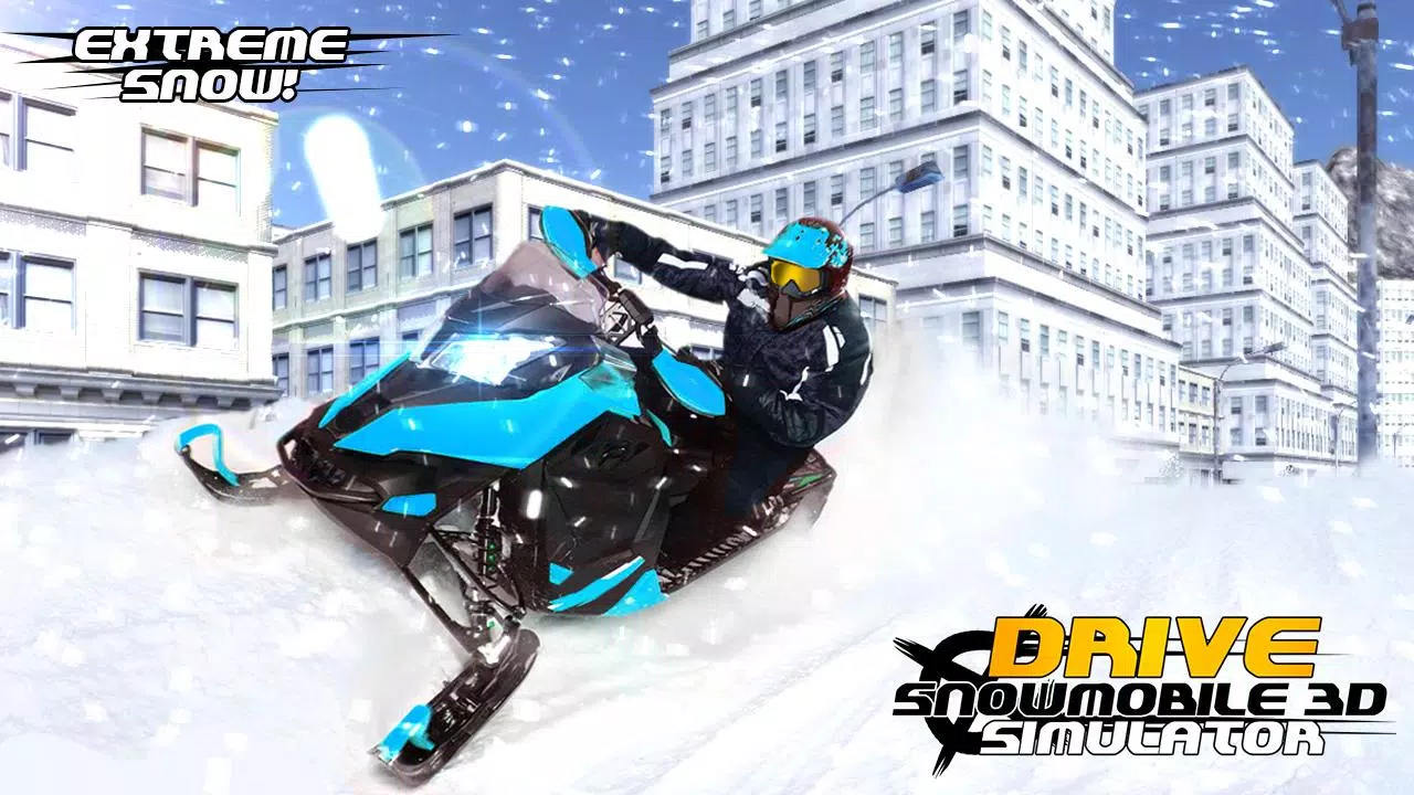 Captures d'écran de Drive Snowmobile 3D Simulator