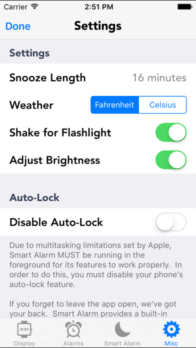 Smart Alarm-sleep cycle saving Screenshots