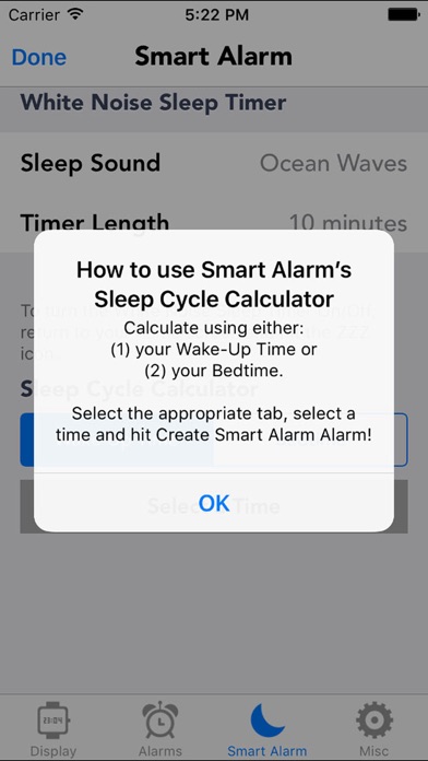 Smart Alarm-sleep cycle saving Screenshots