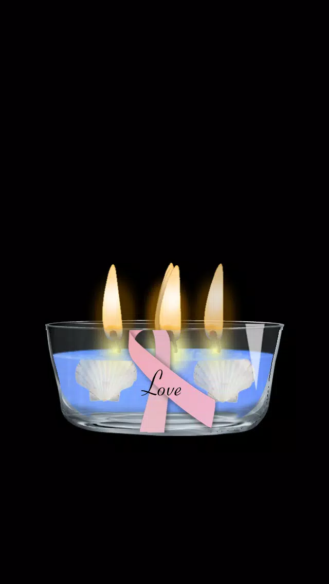 !My Candles, with "share" feature and collection of custom wicks and music. Lite Screenshots